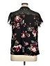 Lavish Floral Black Short Sleeve Blouse Size 1X - photo 2