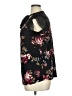 Lavish Floral Black Short Sleeve Blouse Size 1X - photo 5