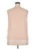 Nine West 100% Polyester Tan Sleeveless Blouse Size XXL - photo 2