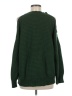 Shein Solid Green Pullover Sweater Size M - photo 2