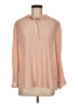 Joie 100% Polyester Pink Long Sleeve Blouse Size M - photo 1