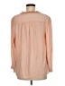 Joie 100% Polyester Pink Long Sleeve Blouse Size M - photo 2
