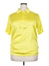 Assorted Brands Yellow Short Sleeve Blouse Size XXL - photo 1