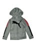 Puma 100% Polyester Gray Zip Up Hoodie Size 6 - photo 1