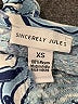Sincerely Jules 100% Rayon Blue Jumpsuit Size XS - photo 4