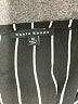 Haute Monde 100% Polyester Stripes Black Jumpsuit Size M - photo 4