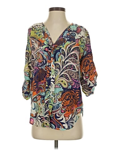 KLD Signature 3/4 Sleeve Blouse (view 1)