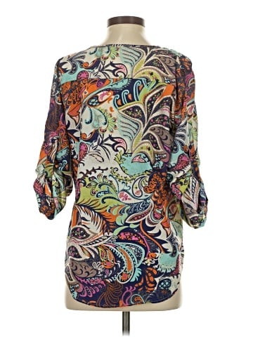 KLD Signature 3/4 Sleeve Blouse (view 2)