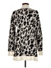 BB Dakota Animal Print Ivory Cardigan Size M - photo 2