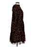 J.Crew 100% Polyester Animal Print Brown Cocktail Dress Size M - photo 4