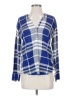 Soft Joie 100% Rayon Blue Long Sleeve Blouse Size XS - photo 1