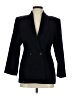 Gianni Sport 100% Wool Black Blue Wool Blazer Size 6 - photo 1