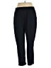Zara Basic 100% Polyester Solid Black Casual Pants Size XL - photo 2