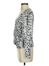ASTR The Label 100% Polyester Silver 3/4 Sleeve Blouse Size S - photo 5