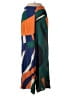 Assorted Brands 100% Rayon Color Block Green Casual Pants Size S - photo 1