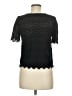 Broadway & Broome Black Short Sleeve Top Size M - photo 2