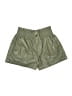 Forever 21 100% Polyester Solid Green Khaki Shorts Size S (estimated) - photo 1