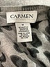 Carmen Carmen Marc Valvo Animal Print Gray Pullover Sweater Size M - photo 7