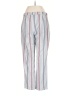 Free People Stripes White Casual Pants Size 2 - photo 2