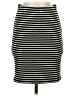 Ann Taylor LOFT Stripes Black Casual Skirt Size XS - photo 1