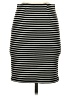 Ann Taylor LOFT Stripes Black Casual Skirt Size XS - photo 2