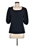 I.C. By Connie K Black 3/4 Sleeve Top Size M - photo 1
