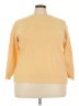 Roaman's 100% Acrylic Yellow Turtleneck Sweater Size 26 (2X) - photo 1