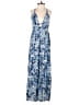 Sincerely Jules 100% Rayon Blue Jumpsuit Size XS - photo 1