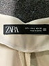 Zara Solid Ivory Dress Pants Size L - photo 7