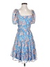 1.State Paisley Blue Cocktail Dress Size S - photo 1