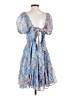 1.State Paisley Blue Cocktail Dress Size S - photo 2