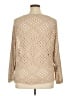 Shein Curve 100% Polyester Metallic Tan Pullover Sweater Size 14 Plus (1) - photo 2