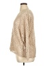 Shein Curve 100% Polyester Metallic Tan Pullover Sweater Size 14 Plus (1) - photo 5
