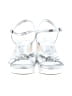 J.Crew Metallic Silver Heels Size 10 - photo 2