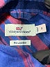 Vineyard Vines 100% Polyester Plaid Blue Long Sleeve Blouse Size 2 - photo 7