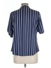 Always Indigo Stripes Blue 3/4 Sleeve Blouse Size L - photo 2