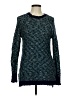 Shrinking Violet Tweed Teal Pullover Sweater Size M - photo 1
