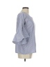 Assorted Brands Blue 3/4 Sleeve Blouse Size M - photo 4