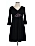 I.N. Studio Black Casual Dress Size 12 (petite) - photo 1