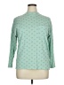 Assorted Brands Hearts Teal Long Sleeve Top Size 16W - photo 1