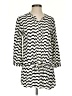 Isabella Sinclair 100% Rayon Black Ivory 3/4 Sleeve Blouse Size S - photo 1