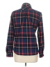 Assorted Brands 100% Cotton Plaid Blue Long Sleeve Button-Down Shirt Size L - photo 2