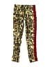 Dori Creations Animal Print Yellow Track Pants Size 7 - photo 1