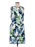 Adelyn Rae 100% Polyester Tropical Blue Cocktail Dress Size M - photo 1
