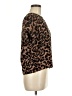 Shein 100% Polyester Animal Print Brown Short Sleeve T-Shirt Size M - photo 4