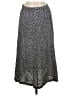 Pendleton 100% Rayon Chevron-herringbone Black Casual Skirt Size 6 - photo 2