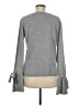 Sea Bleu 100% Cashmere Gray Cashmere Pullover Sweater Size M - photo 2
