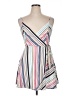 Speechless Stripes Ivory Cocktail Dress Size XL - photo 1