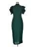 Shein Solid Green Cocktail Dress Size 12 - photo 1