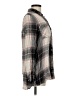 Guess 100% Viscose Plaid Gray Long Sleeve Button-Down Shirt Size M - photo 4